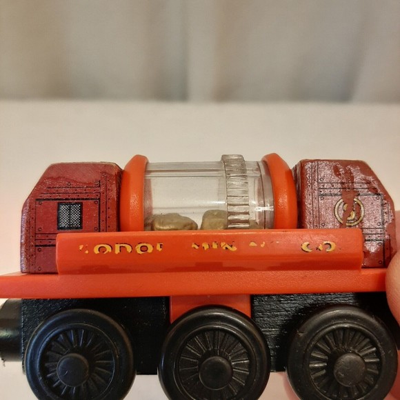 2003 Thomas The Train Wooden Railway Sodor Mining Company Gold Sifting Car READ - Picture 7 of 14
